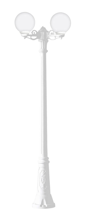 Farola doble LED exterior FUMAGALLI "GIGI BISSO GLOBE" 2xE27 (3)