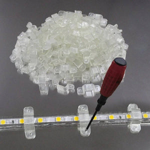 Grapa de fijación para tira LED a 230V-DC 60CH/ML SMD5050 (3)