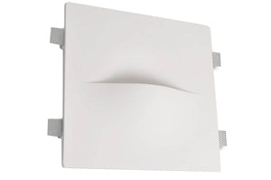 Aplique de pared empotrable de escayola "ZIRCON" - Trimless / integración - G9