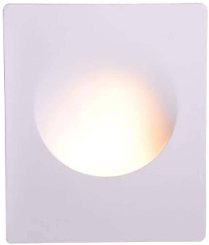 Aplique de pared empotrable circulo de escayola "MUR" - Ø 25cm - GU10 - Trimless/ Integración (2)