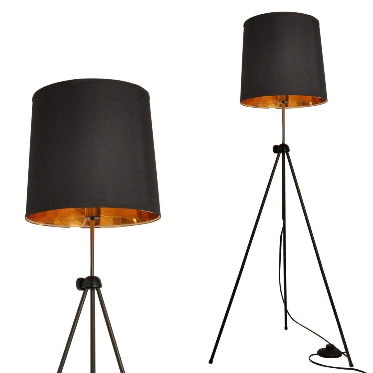 Lámpara de pie vintage "KAPPEN" con Trípode - Barcelona Led-Decoración