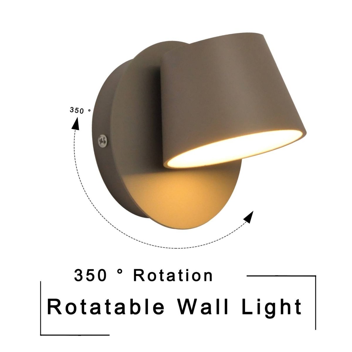 Aplique de pared LED "KOP" orientable 6W - Barcelona Led-Decoración