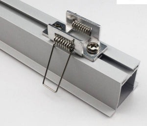 Perfil de aluminio para tira LED empotrable 36x28mm (2metros) (2)