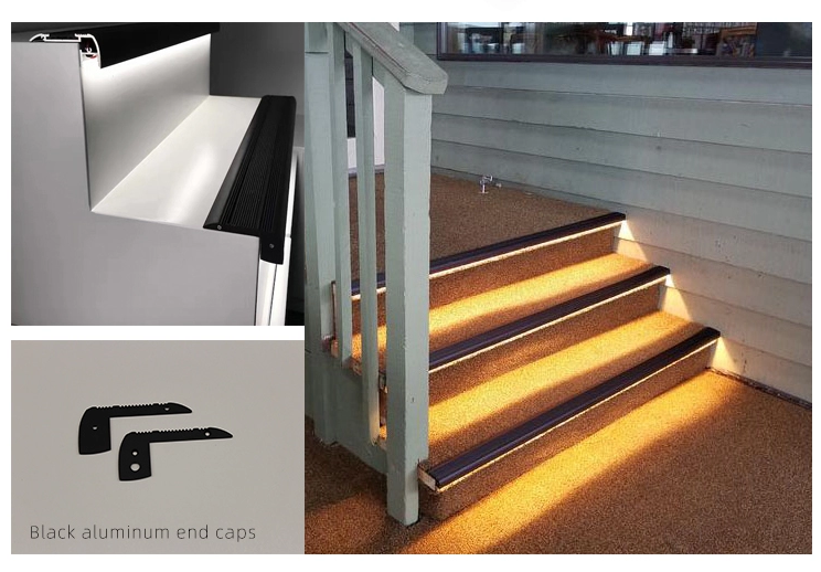 Perfil tira LED para escaleras - 65X27.5mm - 2 metros (1)