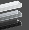 Profilo in alluminio da superficie per strisce LED 17x8mm 2 mt 3
