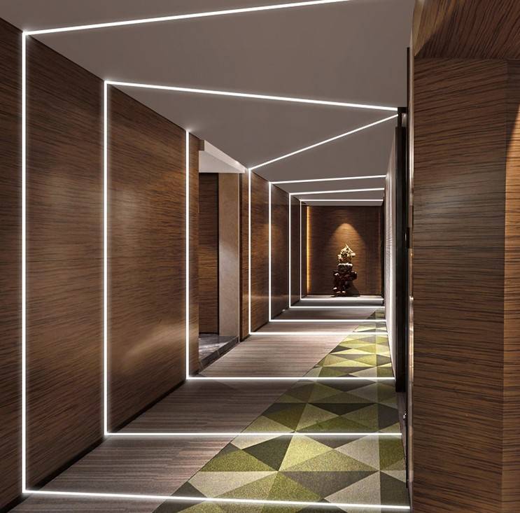 Perfil de aluminio para tira LED empotrable 23x15mm (2 metros) (7)