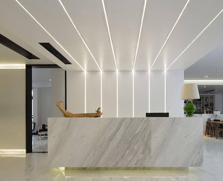 Perfil de aluminio para tira LED empotrable 36x28mm (2metros) (3)