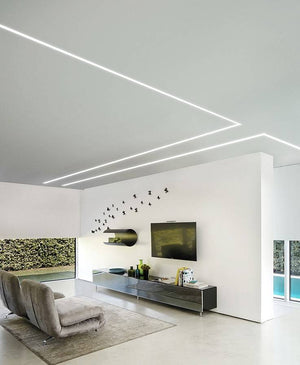 Perfil de aluminio para tira LED empotrable 36x28mm (2metros) (4)