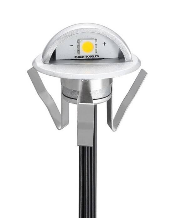 Kit 6 focos LED empotrables balizas para escalera 0,4W 12V-DC IP67 (4)