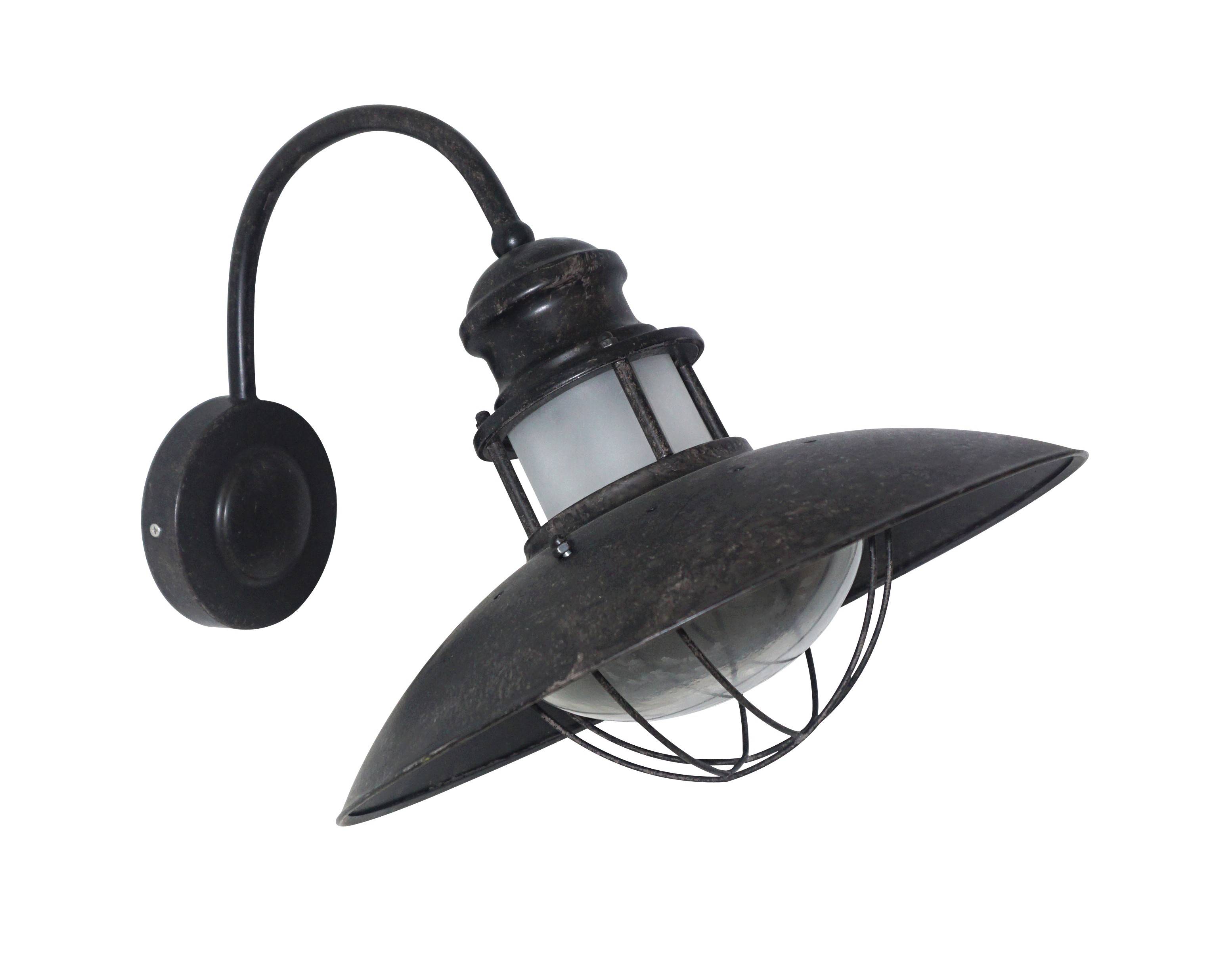 Aplique pared vintage industrial "COAL" lámpara exterior E27 (2)