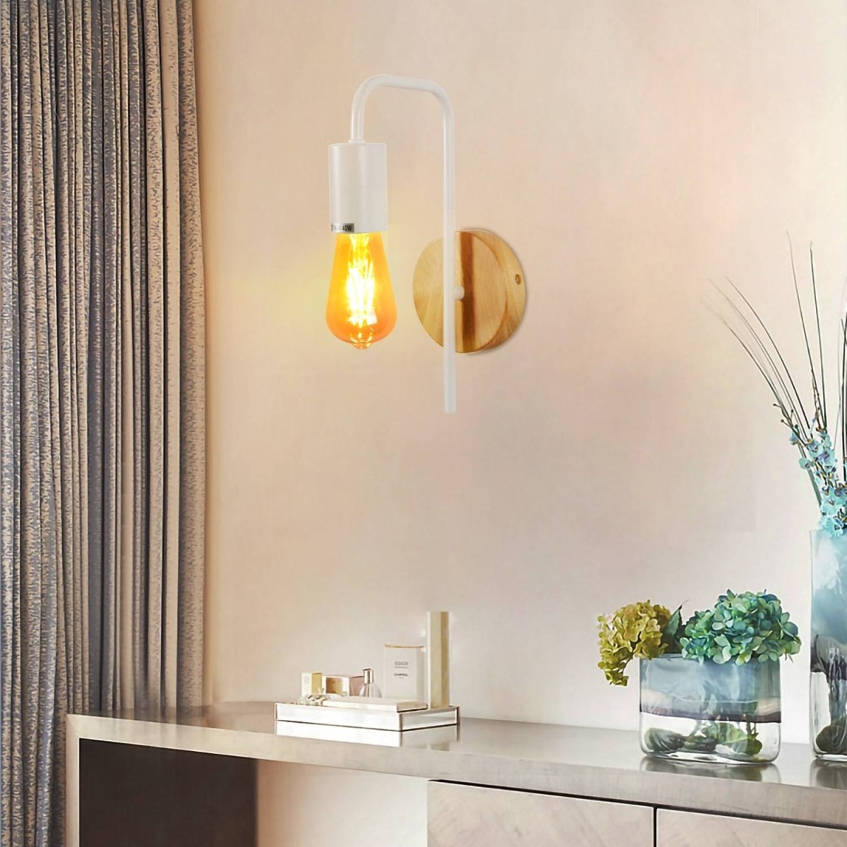 Aplique de pared interior "FINNA" E27 - Barcelona Led-Decoración
