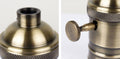 Retro Vintage Lampenfassung bronzefarben mit Schalter E27 4