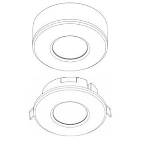 Sensor de movimiento infrarrojo PIR - 360° - Superficie y empotrable (4)
