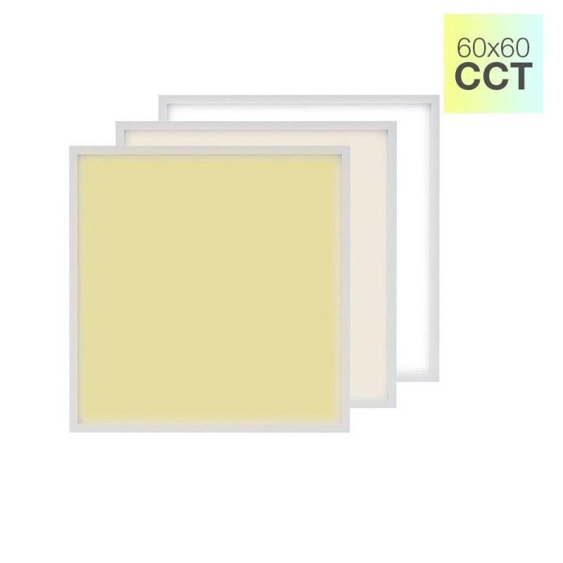 Panel LED slim CCT de superficie 60 x 60- Regulable con mando - 40W - Con KIT de montaje (2)