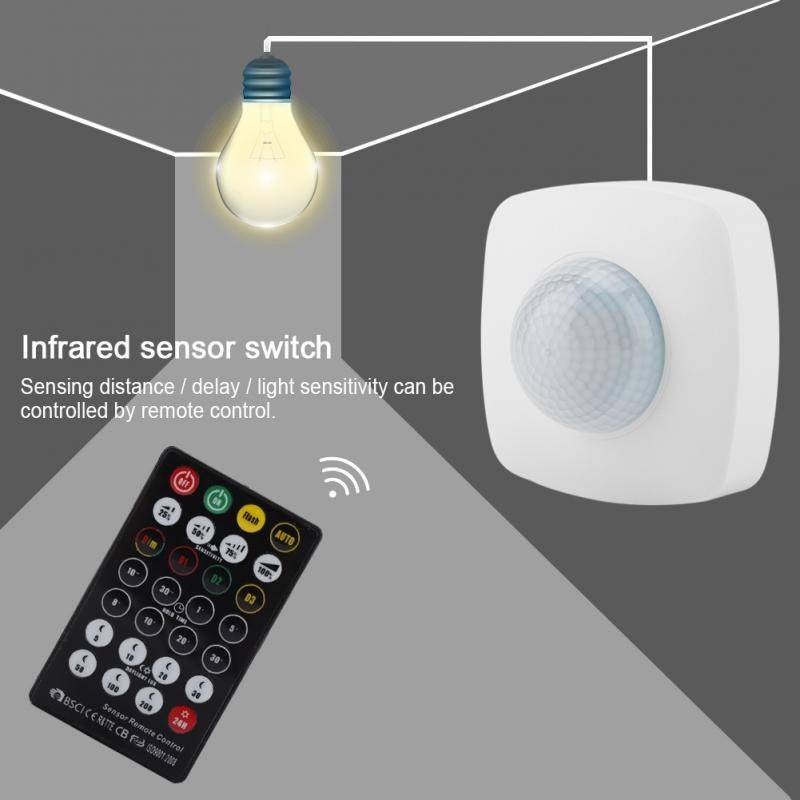 Sensor de Presencia superficie con Mando 360° IP65 (9)