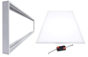 Panel LED slim de superficie 120X60cm - Driver PHILIPS - 72W - UGR19 - Con KIT de montaje (3)