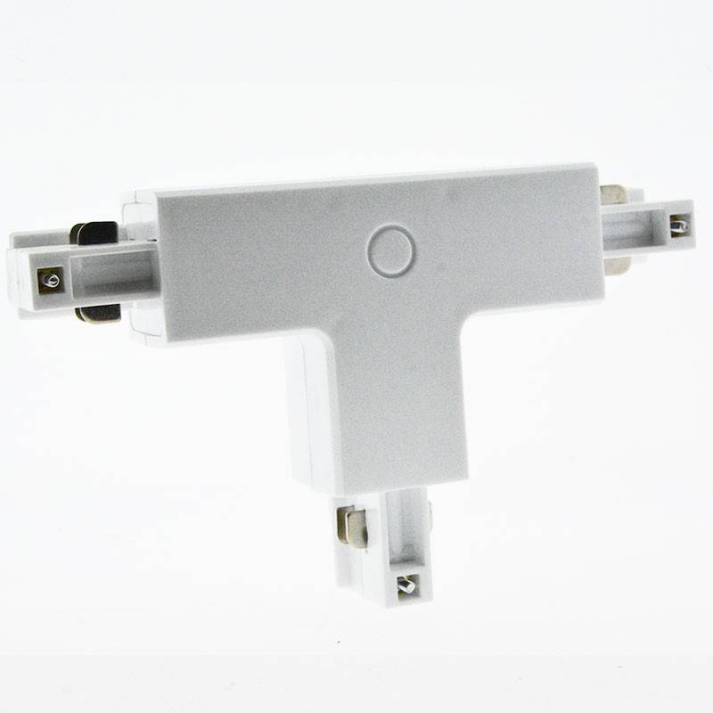 Unión rígida en T para carril trifásico superficie - IZQUIERDA (12)