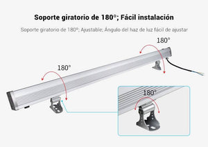 Bañador de pared LED RGB+CCT 48W control RF/WiFi | Mi Light (3)