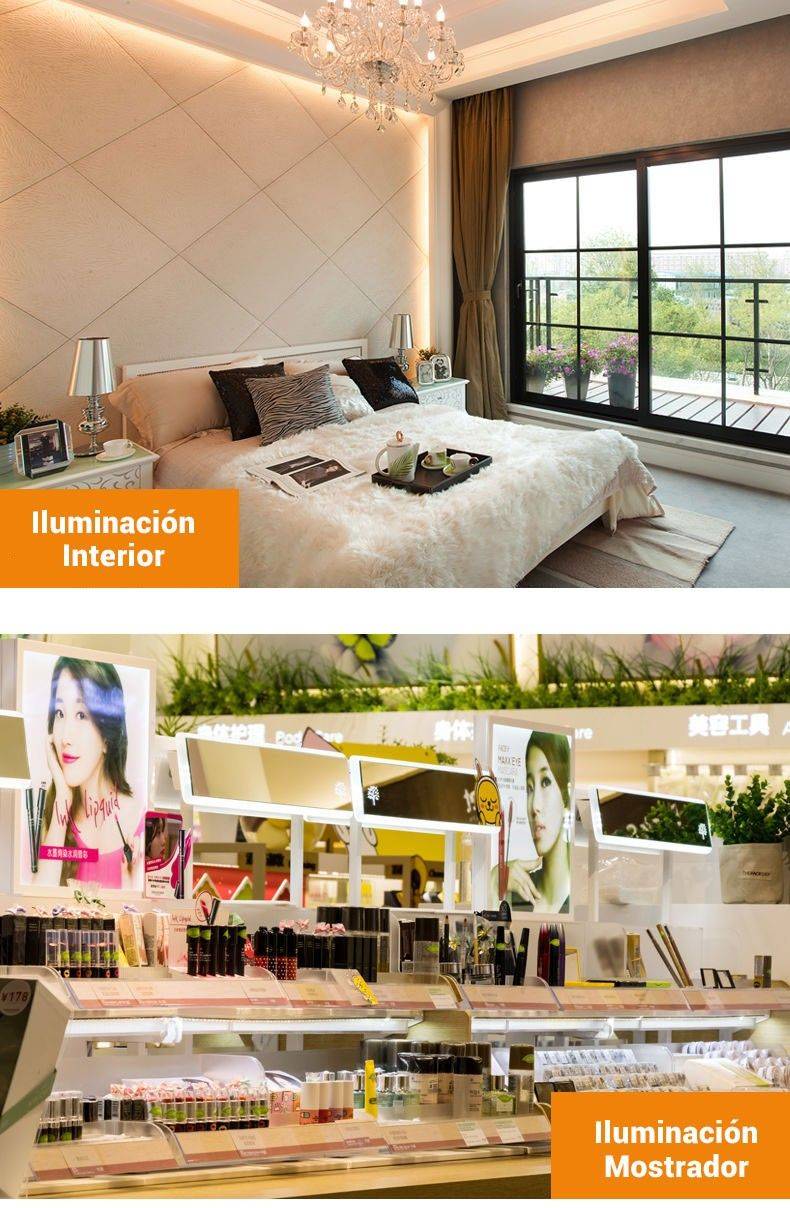 Tira LED COB 24V DC - 12W/m - 8mm - IP20 - Rollo de 5 metros - Corte cada 4,5 cm (6)