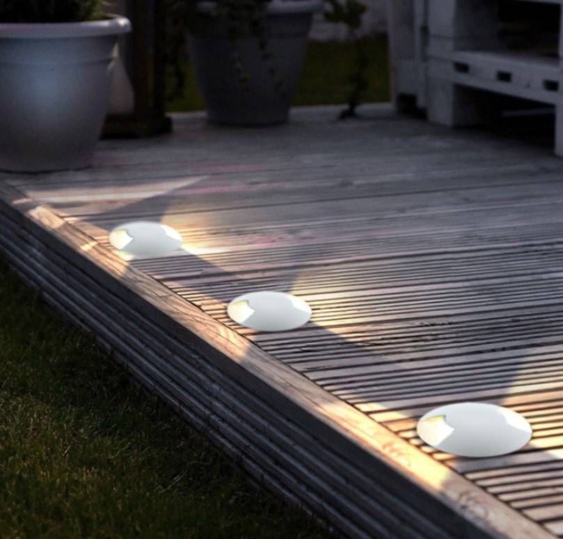 Baliza LED empotrable en suelo iluminación indirecta 0,75W 12V-DC IP67 (7)