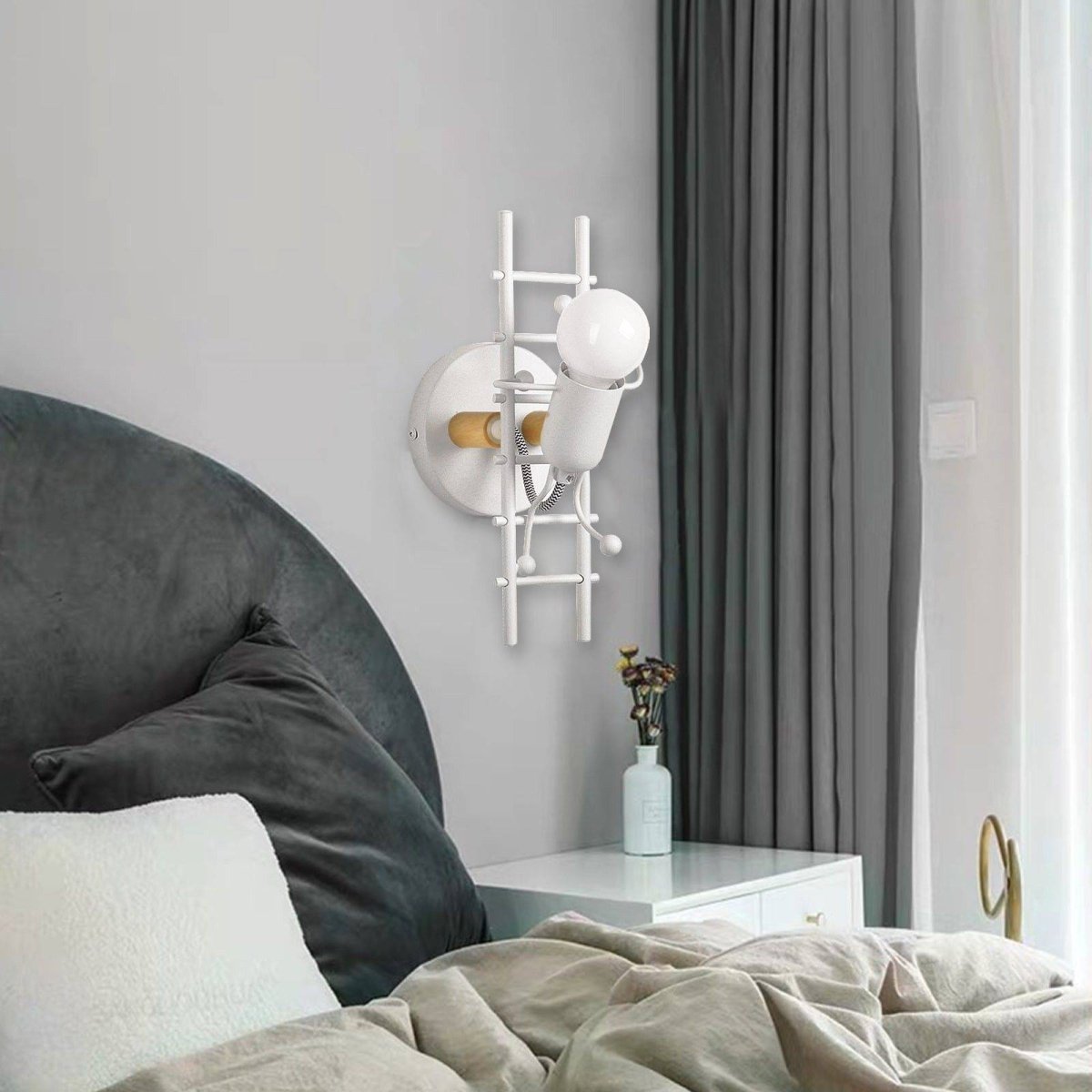 Aplique de pared decorativo "Doll" - E27 - Barcelona Led-Decoración
