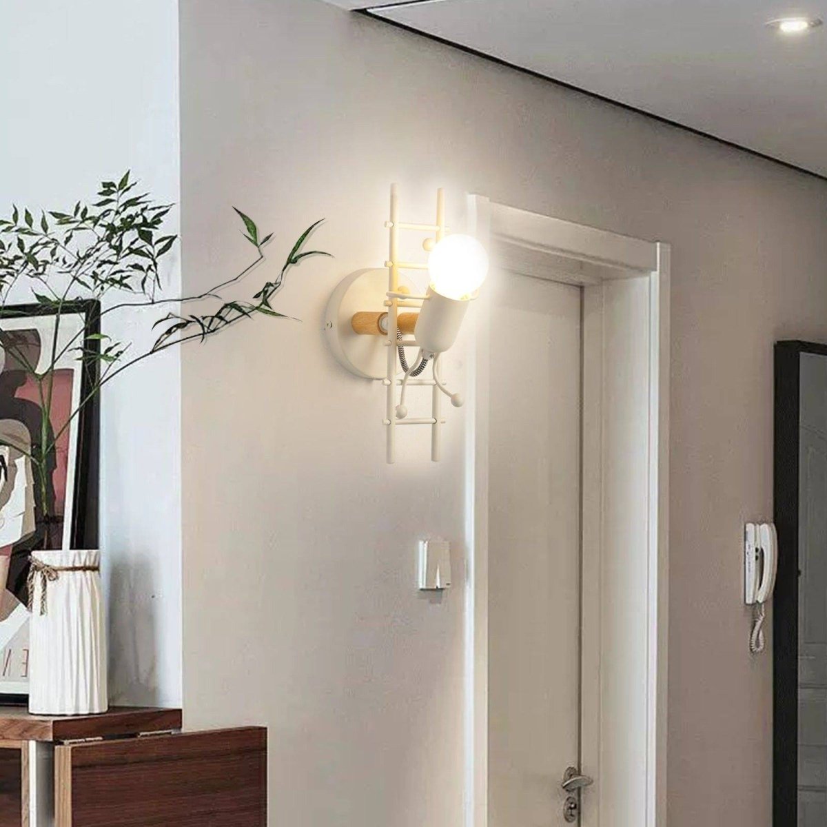 Aplique de pared decorativo "Doll" - E27 - Barcelona Led-Decoración