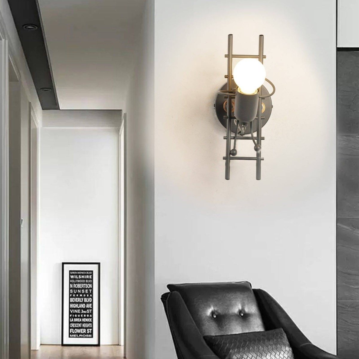 Aplique de pared decorativo "Doll" - E27 - Barcelona Led-Decoración