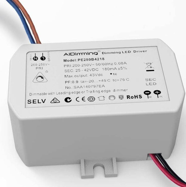 Adjustable Triac driver direct current 25-42 DC 200ma 8W – Barcelona Led