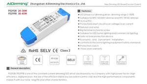 Driver regulable TRIAC corriente constante 43-60V 30W 500mA (1)