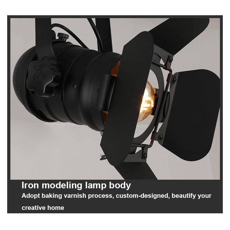 Foco carril monofásico orientable y extensible "Cinema" - E27 (2)