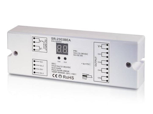 Dali DC Dimmer 12-36V 8A/channel (4 channels)