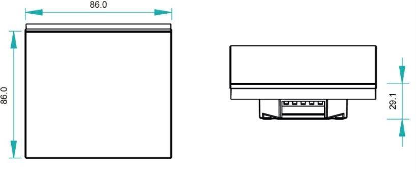Panel táctil DALI monocolor - 4 zonas - SUNRICHER (2)