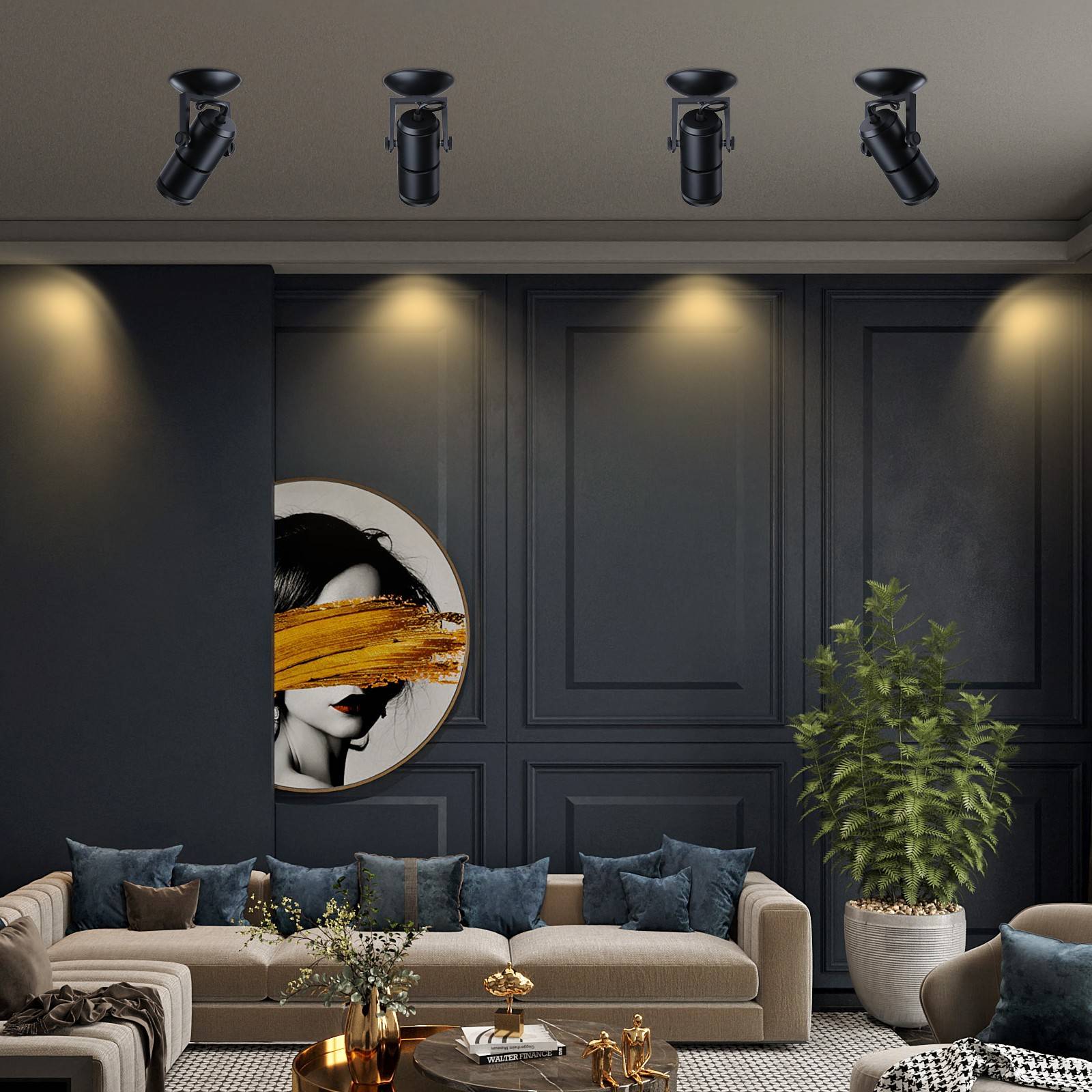 Aplique de techo LED COB "COOPEN" Orientable con Zoom 12W (22)