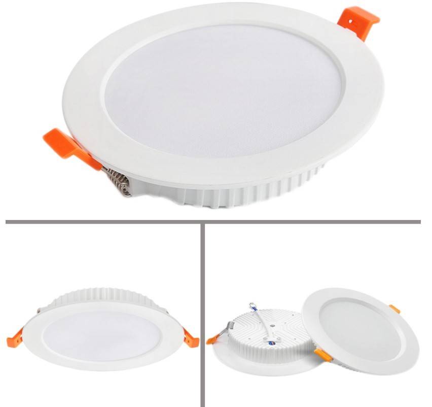 Downlight LED circular empotrable 25W - Uso profesional - Ø190 mm (6)