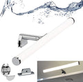 Tubular opal bathroom wall light - 3 types of fixation - 6W - 540Lm - IP44 - 40cm 4