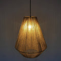 Natural rope pendant lamp 