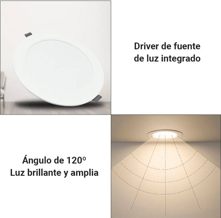 Downlight LED circular empotrable 4W - Corte Ø77mm (9)