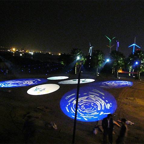 Proyector de logos LED GOBO 40W rotativo exterior - Óptica 20° - IP65 (3)