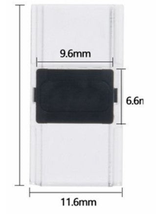 Conector rápido CLIP 2 pin - Unión tira a tira PCB 10mm IP20 máx. 24V (2)