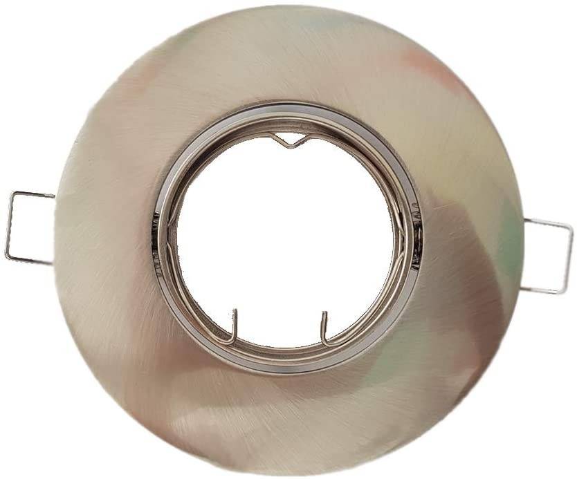 Aro downlight empotrable basculante Ø80/Ø102 blanco para GU10 / GU5.3