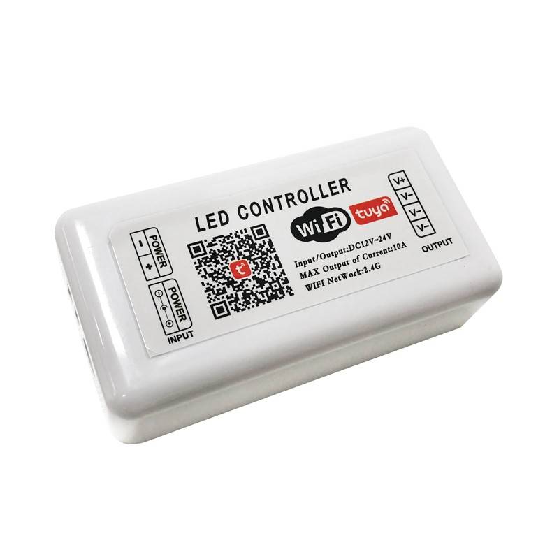 Controlador LED SMART+ WIFI Monocolor 12/24V 1 Canal 10A