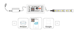 Controlador SMART+ WIFI CCT 12/24V 2 canales 10A (3)