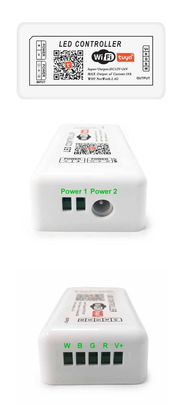 Controlador LED SMART+ WIFI RGBW 12/24V 4 canales (3)