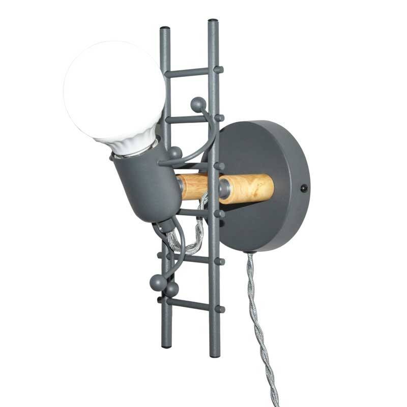 Aplique de Pared "Doll " - Con interruptor y enchufe - E27 (12)