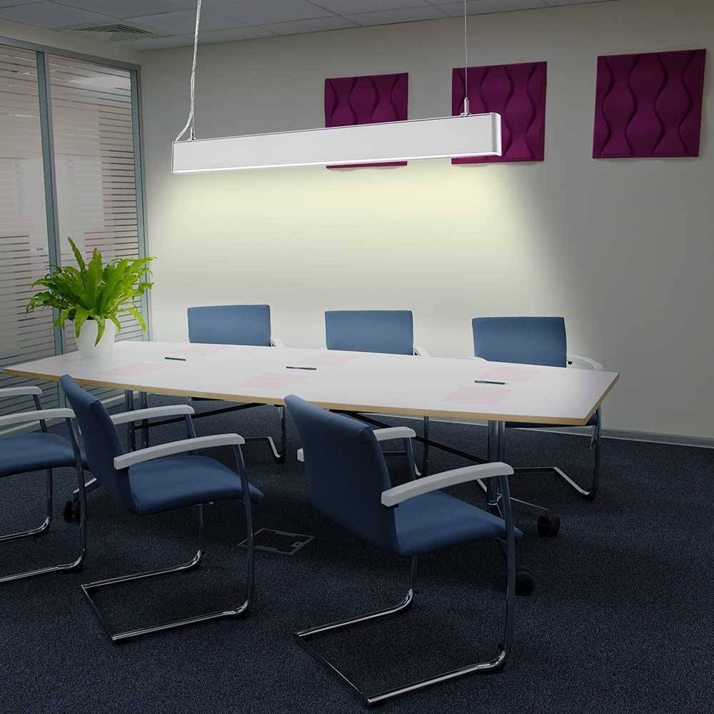 Luminaria lineal LED suspendida / superficie 40W - Slim - 120cm - 3100lm (1)