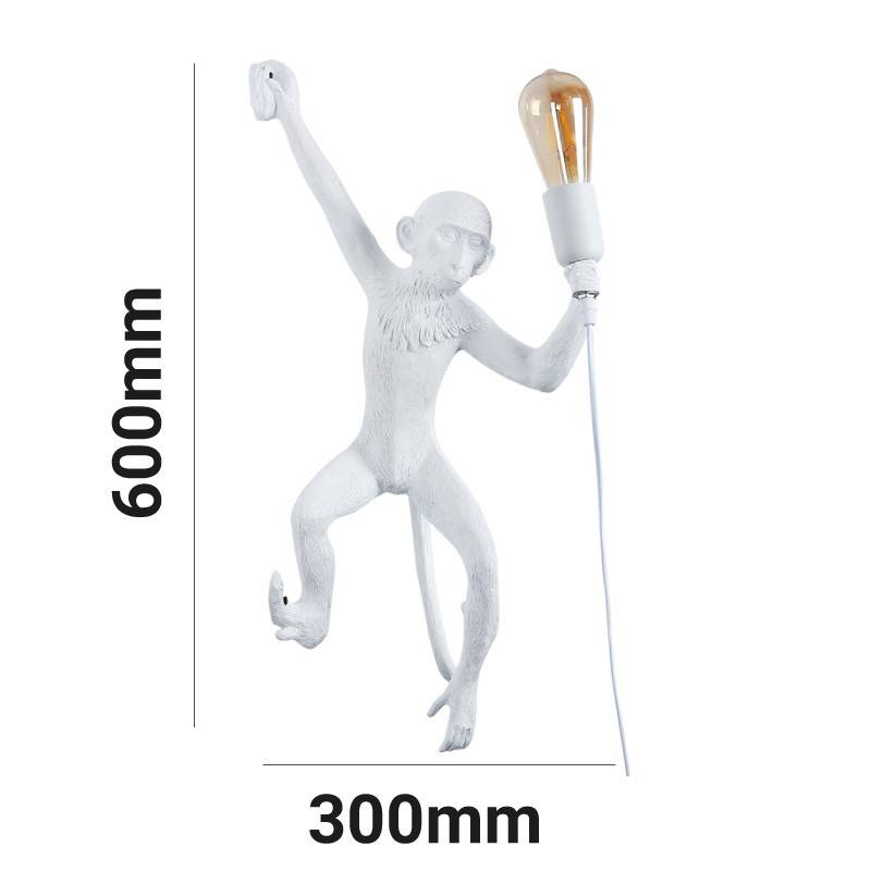 Aplique de pared mono de resina "César" (8)