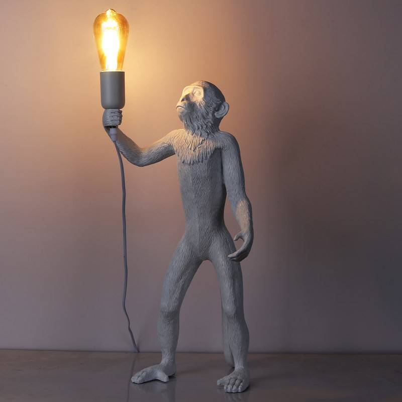 Led Monkey Resin monkey lamp