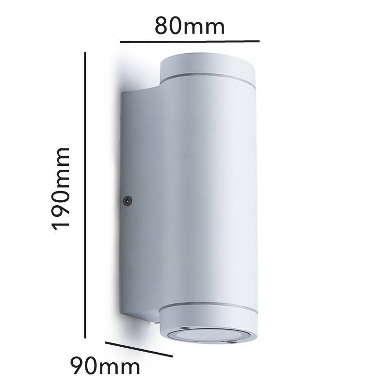 Aplique de pared exterior UP AND DOWN "LIDIA" 2xGU10 IP44 (2)