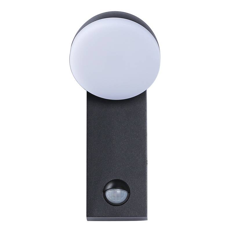Aplique de pared exterior LED con sensor PIR "ATLAS" 10W IP54 (1)
