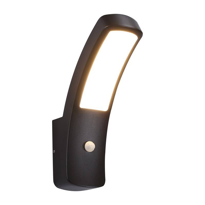 Aplique exterior de pared LED con sensor PIR "LUS" 13W IP54 (2)
